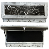 Coat Rack Hidden Gun Storage - Winter Tree