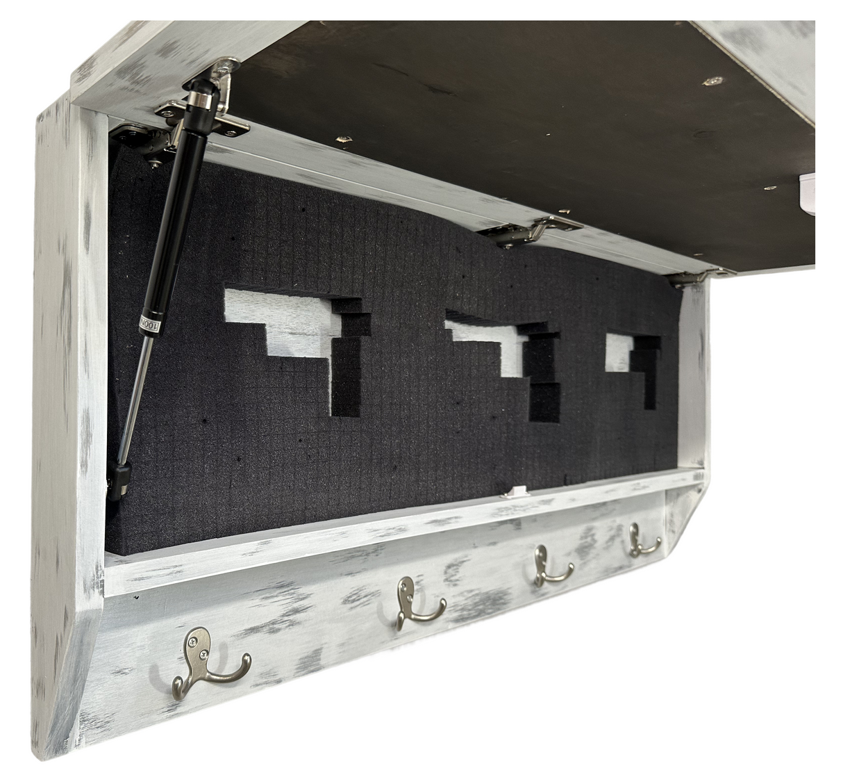 Coat Rack Hidden Gun Storage - Winter Tree