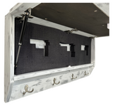 Coat Rack Hidden Gun Storage - Winter Tree