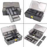 Double Layer Fishing Tackle Box-4