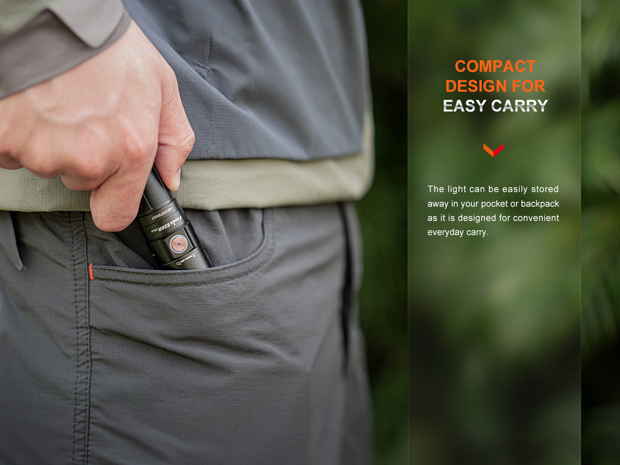 Fenix E28R V2 Rechargeable Flashlight for EDC Enthusiasts 1700 Lumens Magnetic Tail Cap