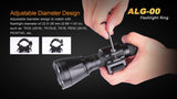 Fenix ALG-00 Flashlight Ring For Picatinny Rails Quick Release, Anti Slip, Adjustable Diameter By Fenix Store