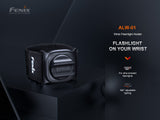 Fenix ALW 01 Wrist Flashlight Holster Hands Free 360 Degree Adjustable For Outdoor Enthusiasts Durable Nylon