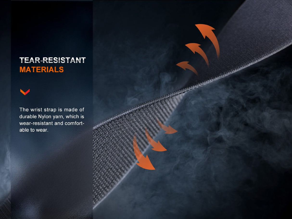 Fenix ALW 01 Wrist Flashlight Holster Hands Free 360 Degree Adjustable For Outdoor Enthusiasts Durable Nylon