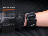 Fenix ALW 01 Wrist Flashlight Holster Hands Free 360 Degree Adjustable For Outdoor Enthusiasts Durable Nylon