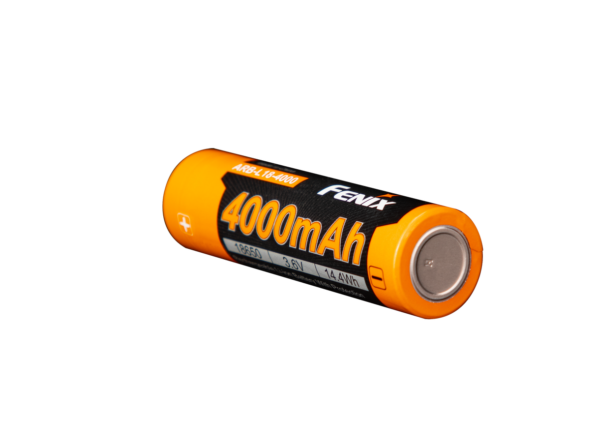 Fenix ARB-L18-4000 High Capacity 18650 Battery 4000mAh For Outdoor Flashlights Safe Long Lasting