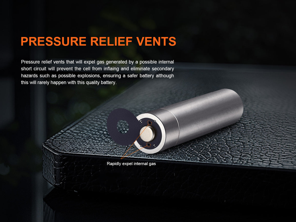 Fenix ARB-L18-4000 High Capacity 18650 Battery 4000mAh For Outdoor Flashlights Safe Long Lasting