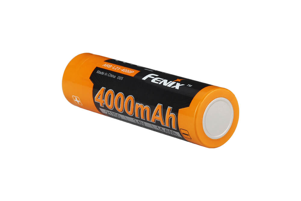 Fenix ARB-L21-4000P 21700 Battery For High Drain Flashlights And Power Hungry Devices