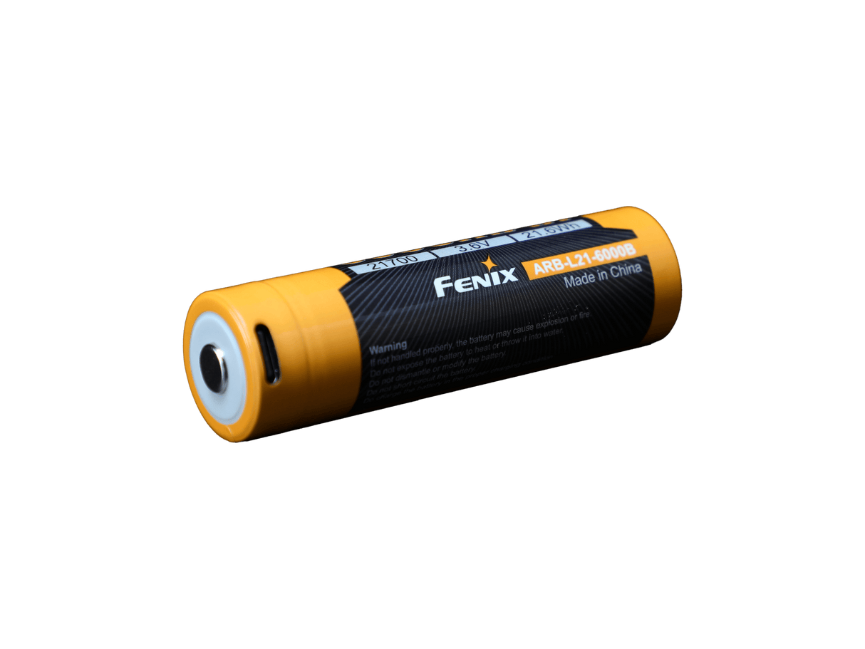Fenix ARB-L21-6000B Rechargeable Powerbank Battery 6000mAh USB C For 21700 Flashlights And USB Devices