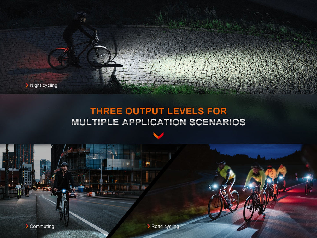 Fenix BC15R Rechargeable Bicycle Light - Adventure-Ready