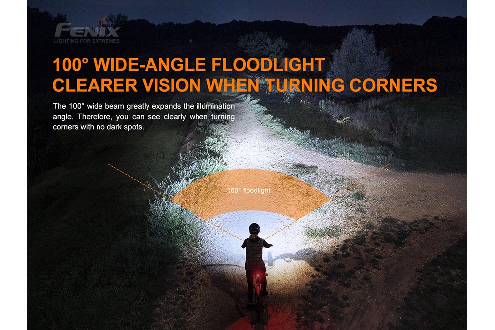 Fenix BC26R 1600 Lumen USB C Bike Light 21700 Aluminum