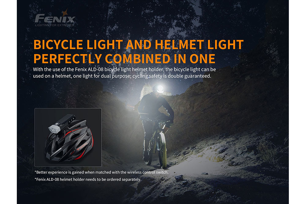 Fenix BC30 V2 LED Bike Light 2200 Lumen - Adventure-Ready