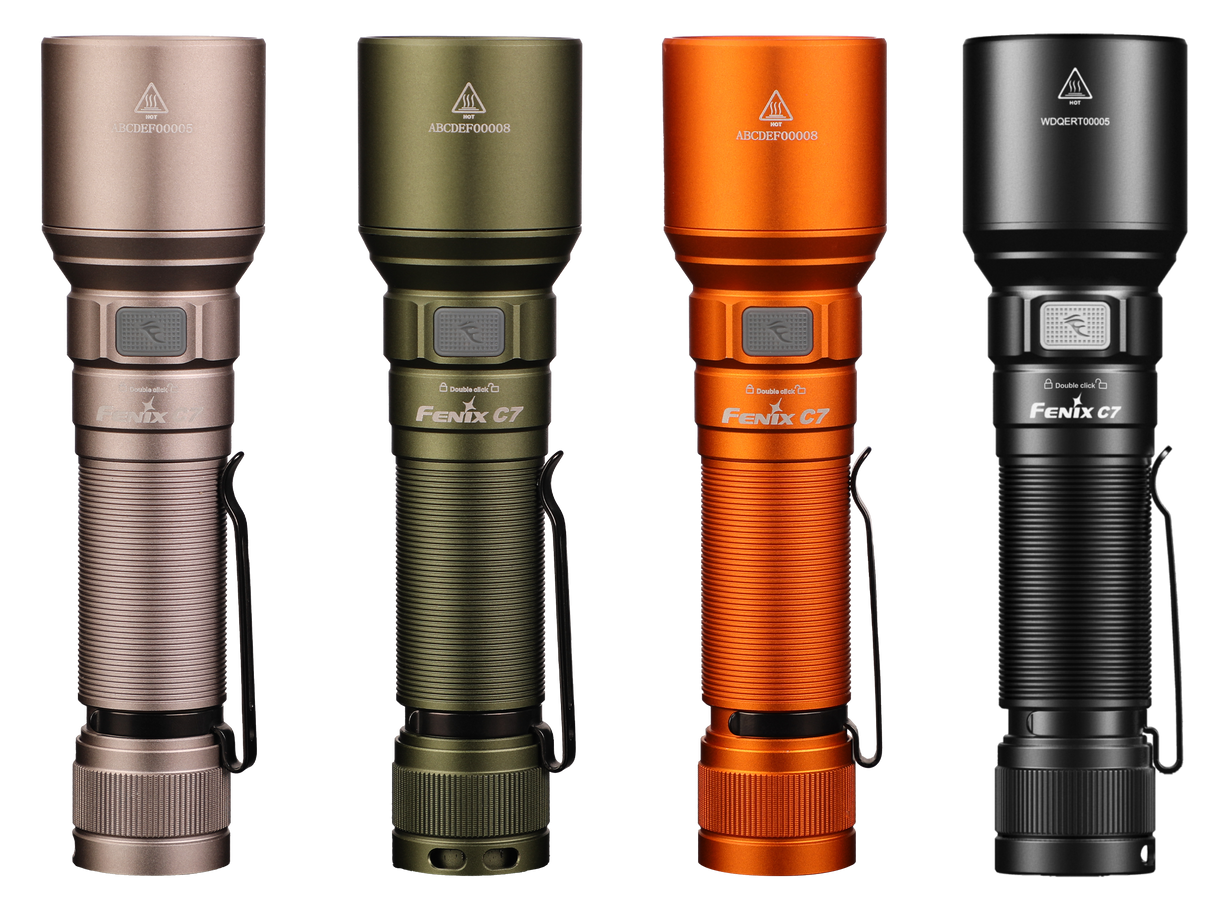 Fenix C7 Rechargeable LED Flashlight 3000 Lumens High Performance Industrial Grade For Maintenance Pros