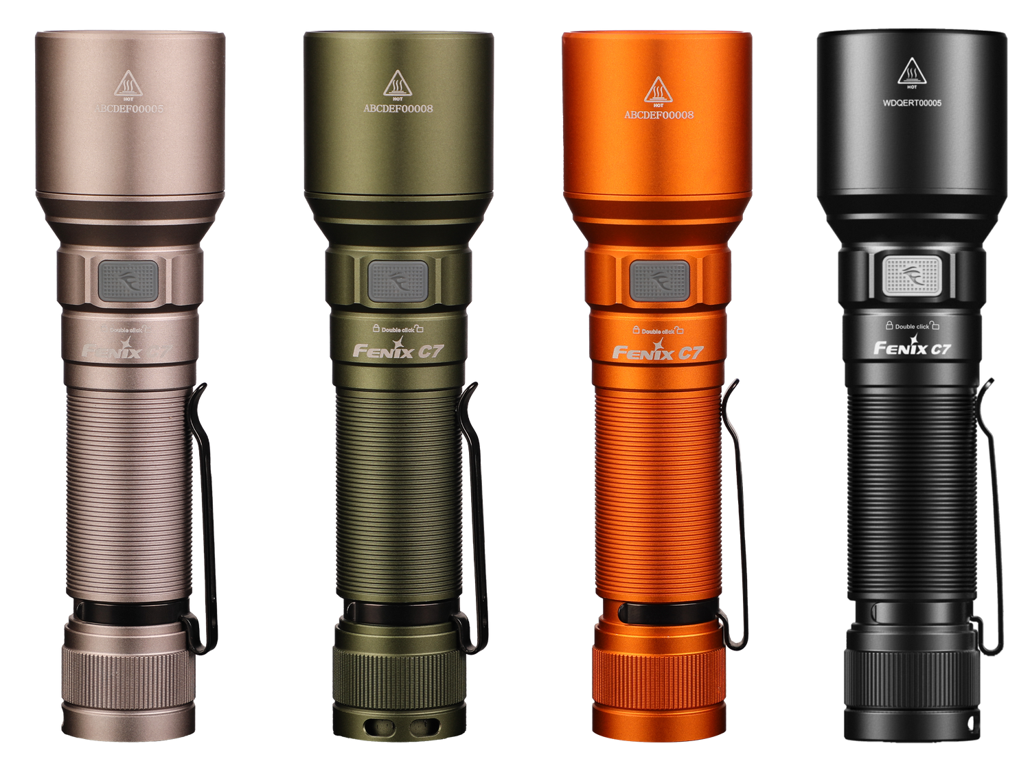 Fenix C7 Rechargeable LED Flashlight 3000 Lumens High Performance Industrial Grade For Maintenance Pros