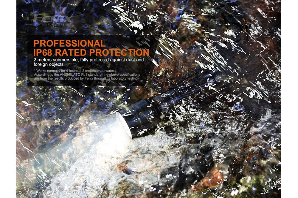 Fenix C7 Rechargeable LED Flashlight 3000 Lumens High Performance Industrial Grade For Maintenance Pros