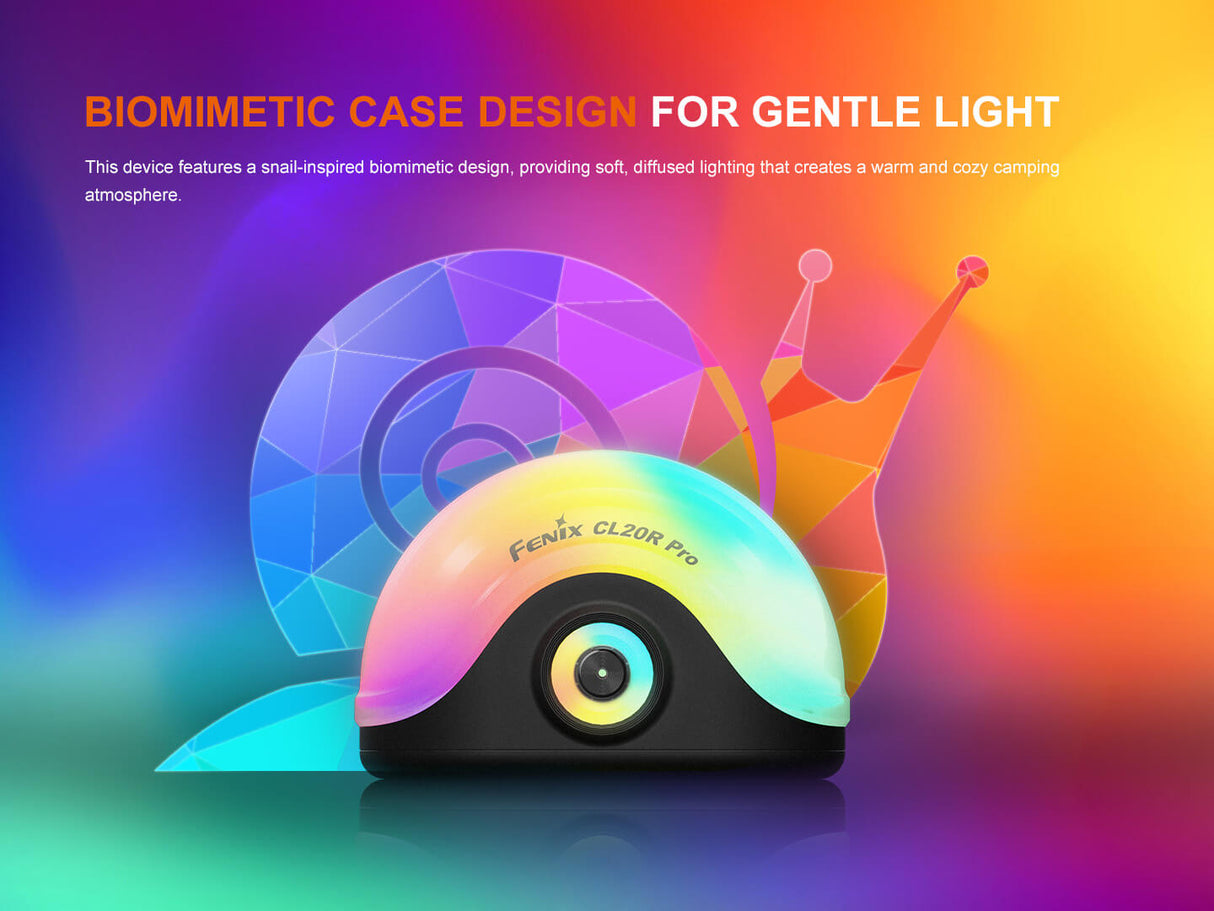 Fenix CL20R Pro Smart Multicolor Camping Lantern For Campers 400 Lumens 320 Hour Runtime