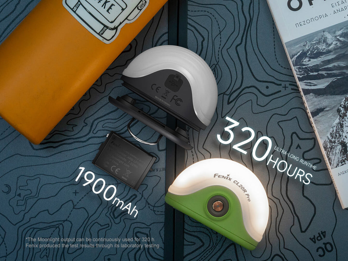 Fenix CL20R Pro Smart Multicolor Camping Lantern For Campers 400 Lumens 320 Hour Runtime