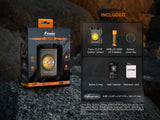 Fenix CL27R Lantern For Campers 1600 Lumens Dual Beam Spotlight And Floodlight 180m Beam Distance