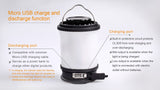 Fenix CL30R LED Lantern for Campers 650 Lumen Rechargeable USB Power Three Battery Compatibility Outdoor Ready