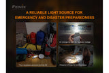 Fenix E Star Emergency LED Flashlight Self Powered With NiMH Or AA Battery For Emergency Prep And Hand Pump