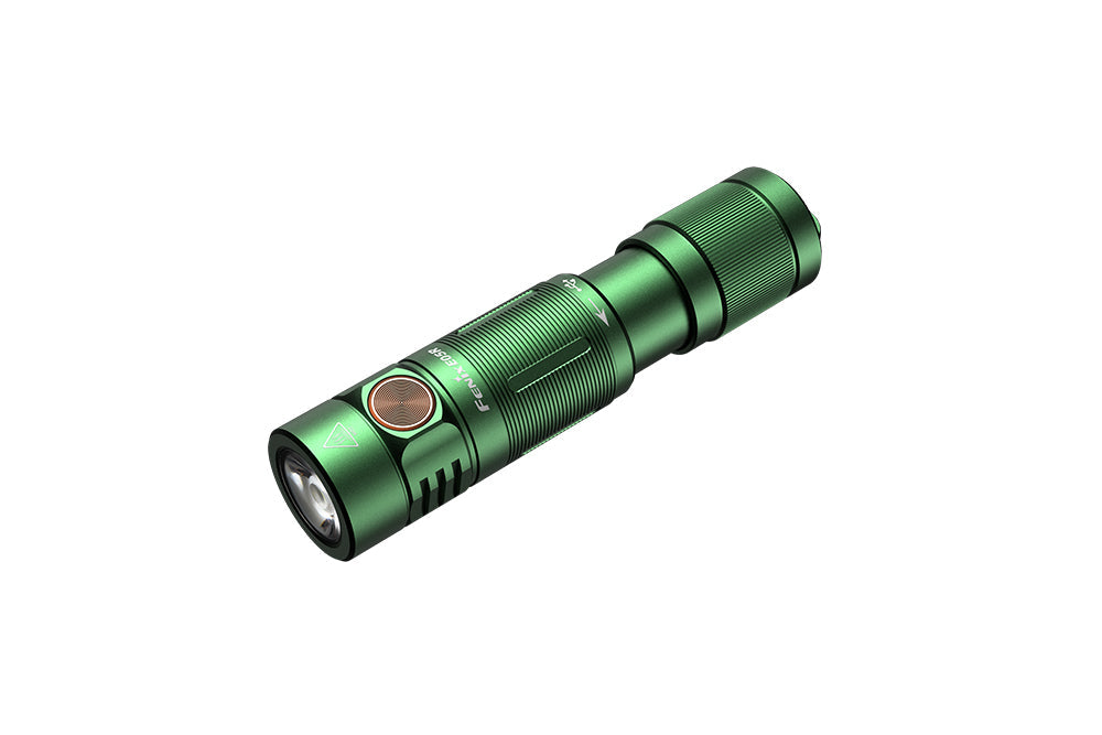 Fenix E05R Mini Keychain LED Flashlight 400 Lumens Rechargeable IP68 Waterproof For Outdoor Enthusiasts
