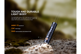Fenix E09R Rechargeable Flashlight 600 Lumens Ultra Compact EDC For Outdoor Enthusiasts