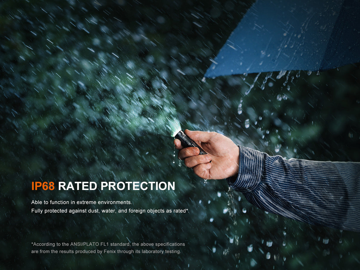 Fenix E12 V3 Pocket EDC AA Flashlight With 200 Lumen Output Magnetic Tail Stand For Everyday Carry