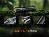 Fenix E28R V2 Rechargeable Flashlight for EDC Enthusiasts 1700 Lumens Magnetic Tail Cap