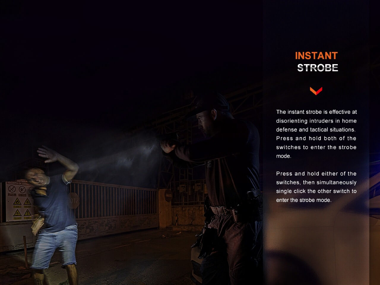 Fenix GL06 Pistol Light 600 Lumen High Intensity Beam Strobe Quick Release Glock Picatinny Rail