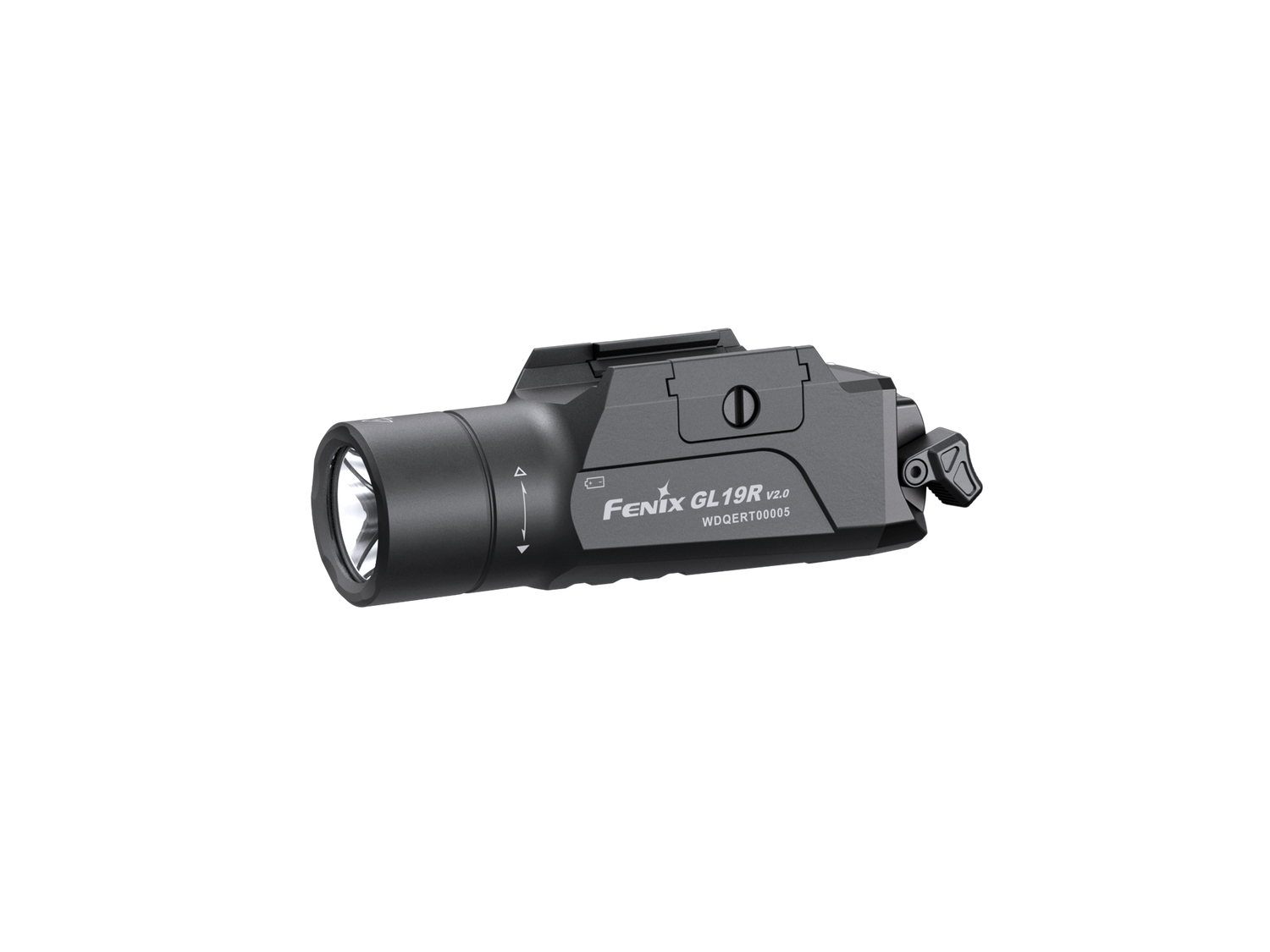 Fenix GL19R V2 Tactical Flashlight, 1200 Lumens, 44,300 Candela, 1378ft Beam, Compact Modular Light for Professionals