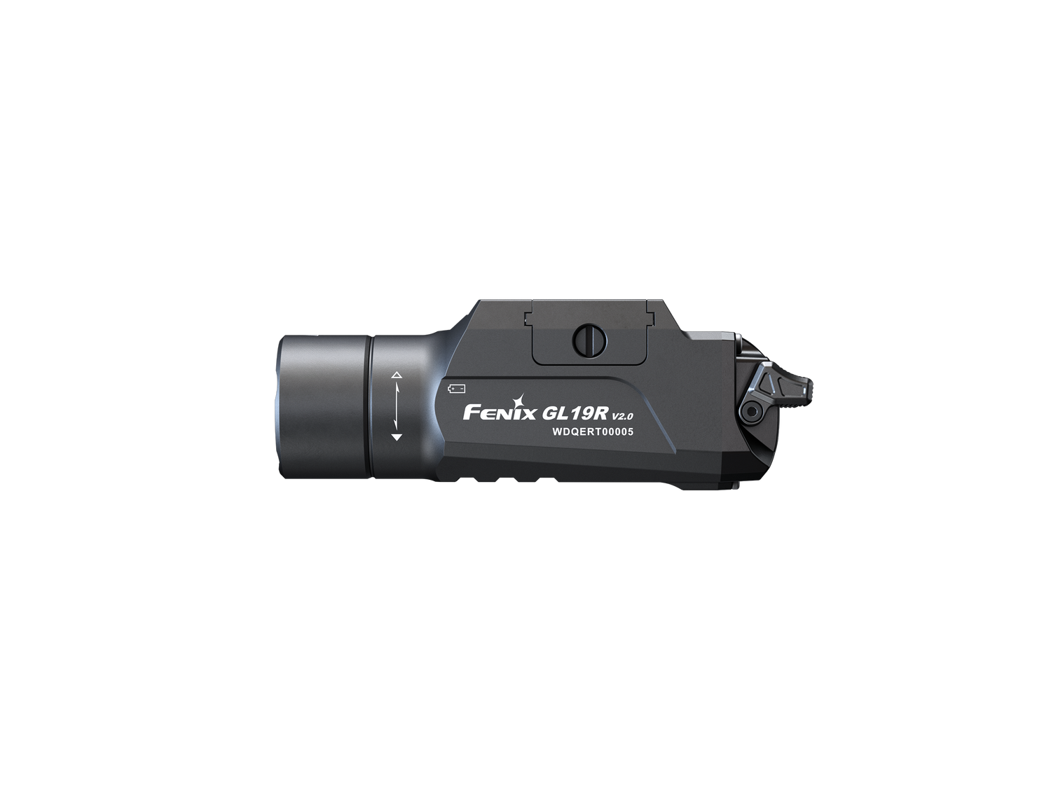 Fenix GL19R V2 Tactical Flashlight, 1200 Lumens, 44,300 Candela, 1378ft Beam, Compact Modular Light for Professionals