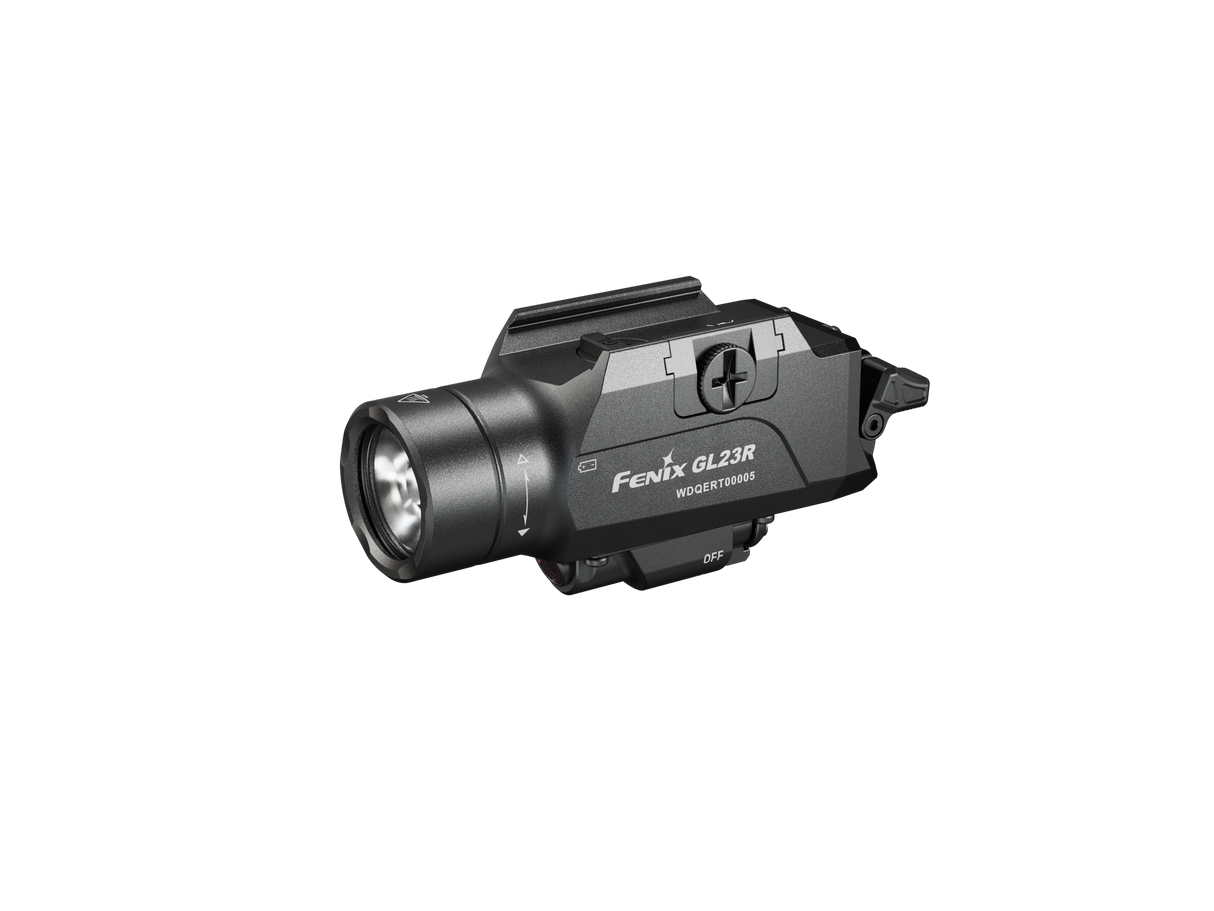 Fenix GL23R Green Laser Tactical Light 1200 Lumen Pistol Mounted With 520 Nanometer Laser For Hunters And Shooters