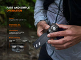 Fenix HL12R V2 Ultralight Rechargeable Headlamp 500 Lumen Output For Outdoor Enthusiasts