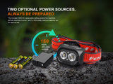 Fenix HL18R-T V2 Trail Running Headlamp Versatile 800 Lumen Output 410 Foot Beam White Warm Red Light