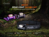 Fenix HM55R Lightweight Multi-LED Headlamp For Outdoor Adventurers 1200 Lumens Spotlight Flood Red Modes