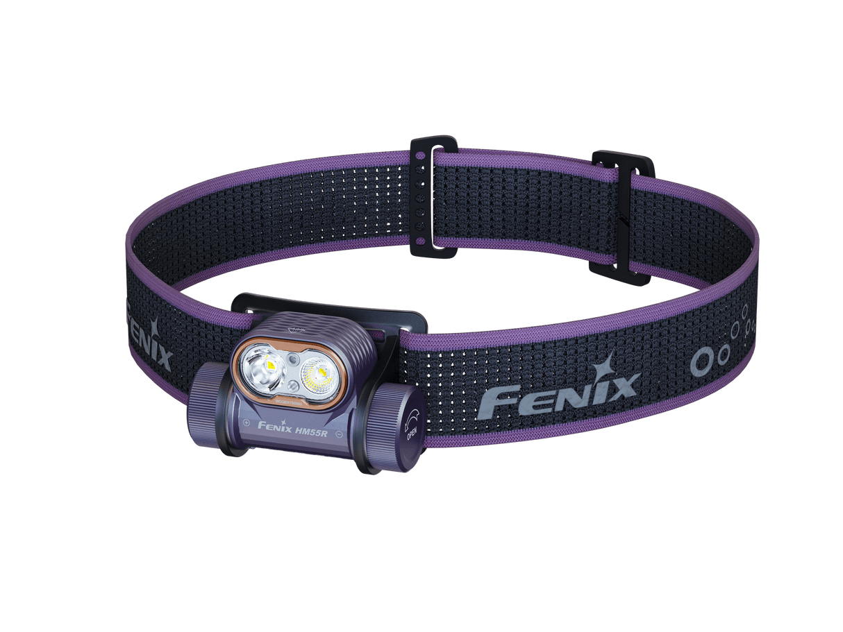 Fenix HM55R Lightweight Multi-LED Headlamp For Outdoor Adventurers 1200 Lumens Spotlight Flood Red Modes