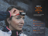 Fenix HM62-T Magnesium Trail Running Headlamp - Trail-Ready