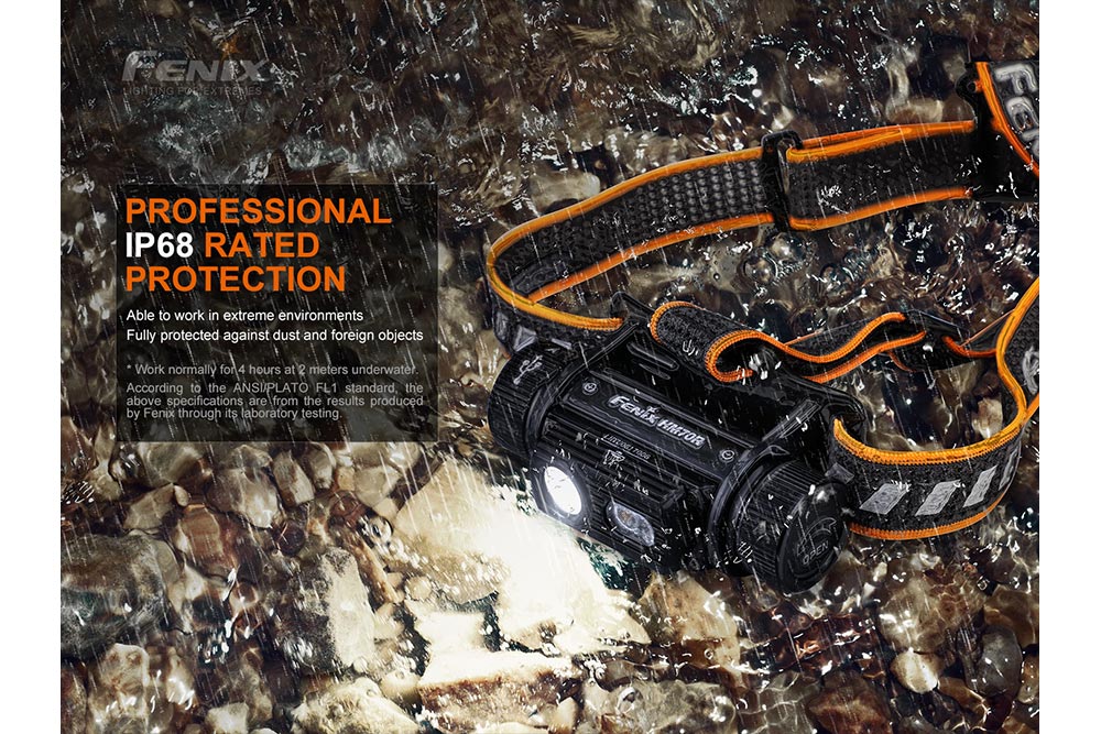 Fenix HM70R Headlamp 1600 Lumens Rechargeable – Trail-Ready