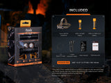 Fenix HM75R Rechargeable Headlamp 1600 Lumens Magnesium Lightweight Dual Powerbank For Pros And Adventurers