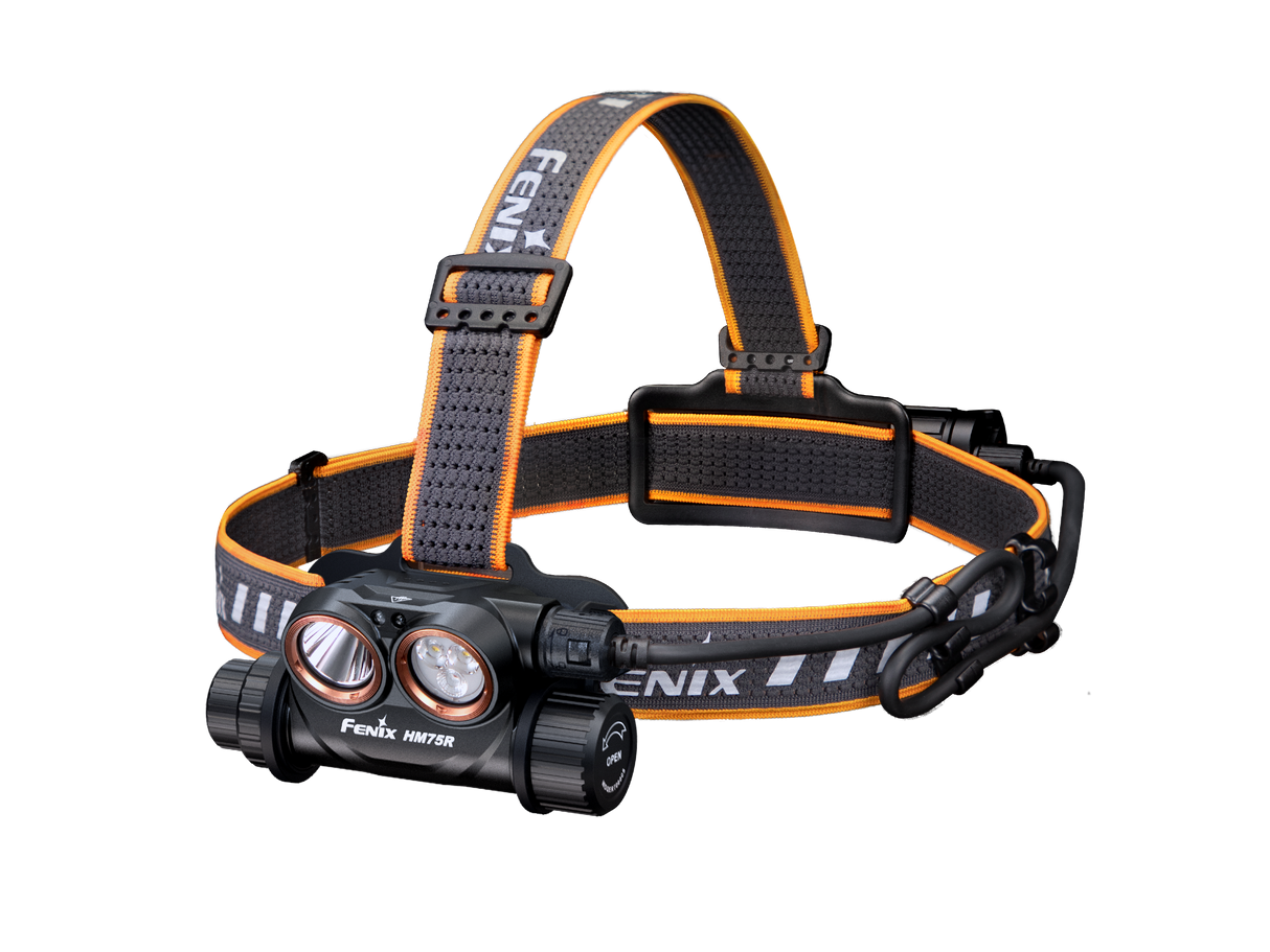 Fenix HM75R Rechargeable Headlamp 1600 Lumens Magnesium Lightweight Dual Powerbank For Pros And Adventurers