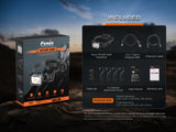 Fenix HP35R Headlamp For Search And Rescue Teams USB C Rechargeable 4000 Lumen Spotlight Floodlight