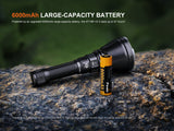 Fenix HT18R V2 Long Range Hunting Flashlight For Hunters 3700 Lumens USB C Rechargeable