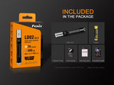 Fenix LD02 V2.0 EDC LED Penlight With UV Light For Everyday Carry Compact 70 Lumens Lightweight
