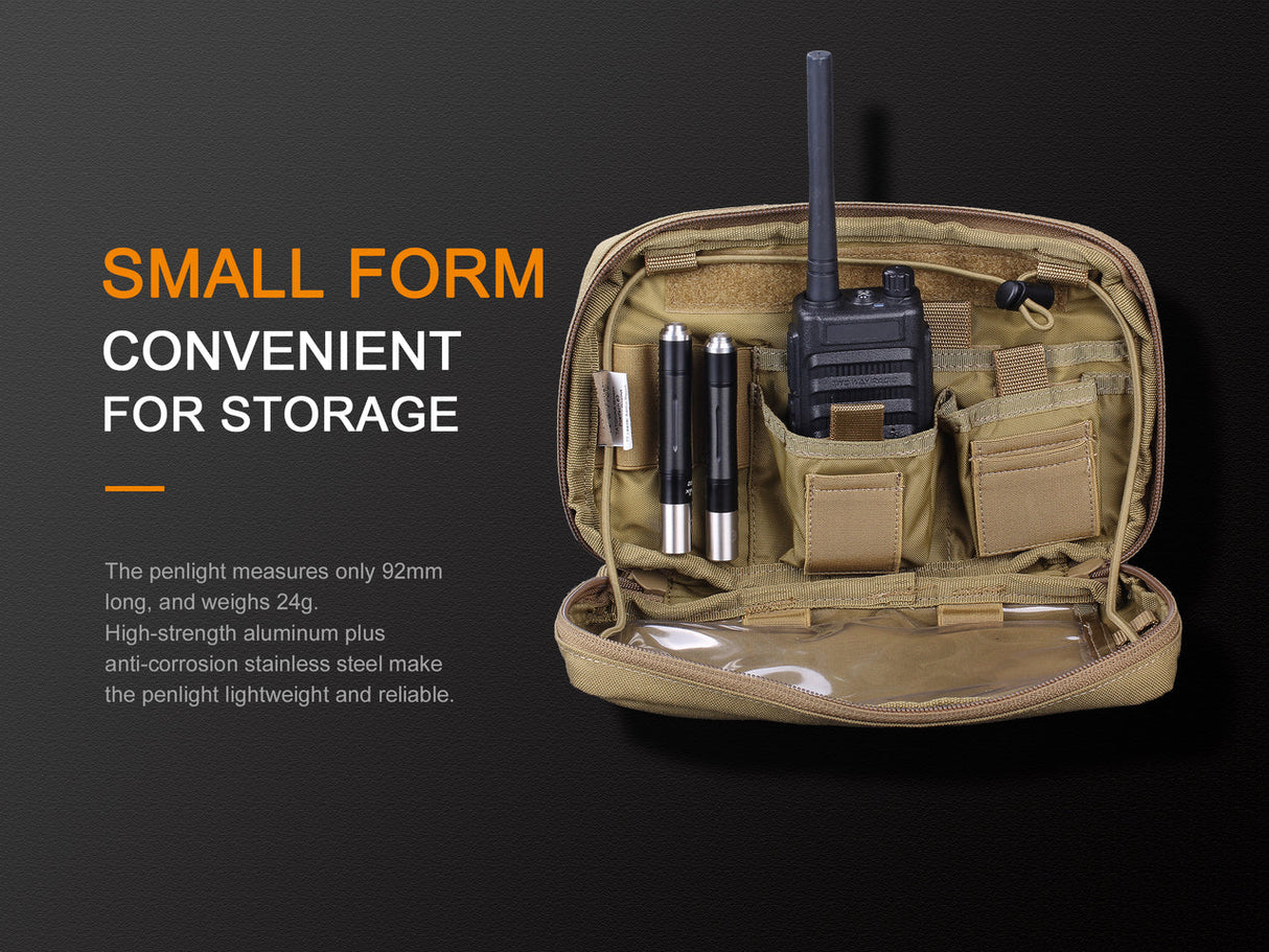 Fenix LD02 V2.0 EDC LED Penlight With UV Light For Everyday Carry Compact 70 Lumens Lightweight