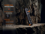 Fenix LD30R Flashlight Ultra-Compact High-Performance EDC Light With 1700-Lumen Output, 267m Beam USB-C Rechargeable