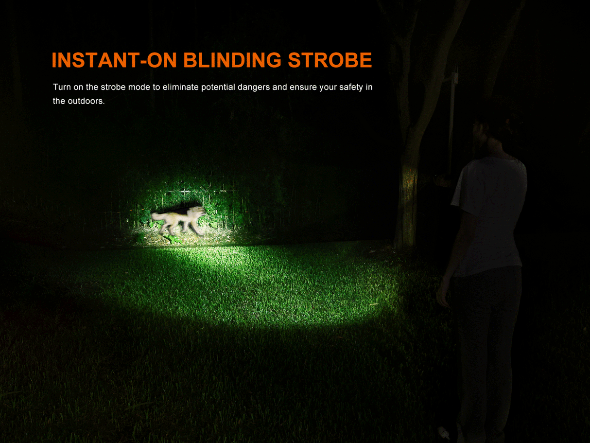 Fenix LD35R Tactical Flashlight USB C Rechargeable 1800 Lumen Multimode Lantern With COB Panels For Outdoor Enthusiasts