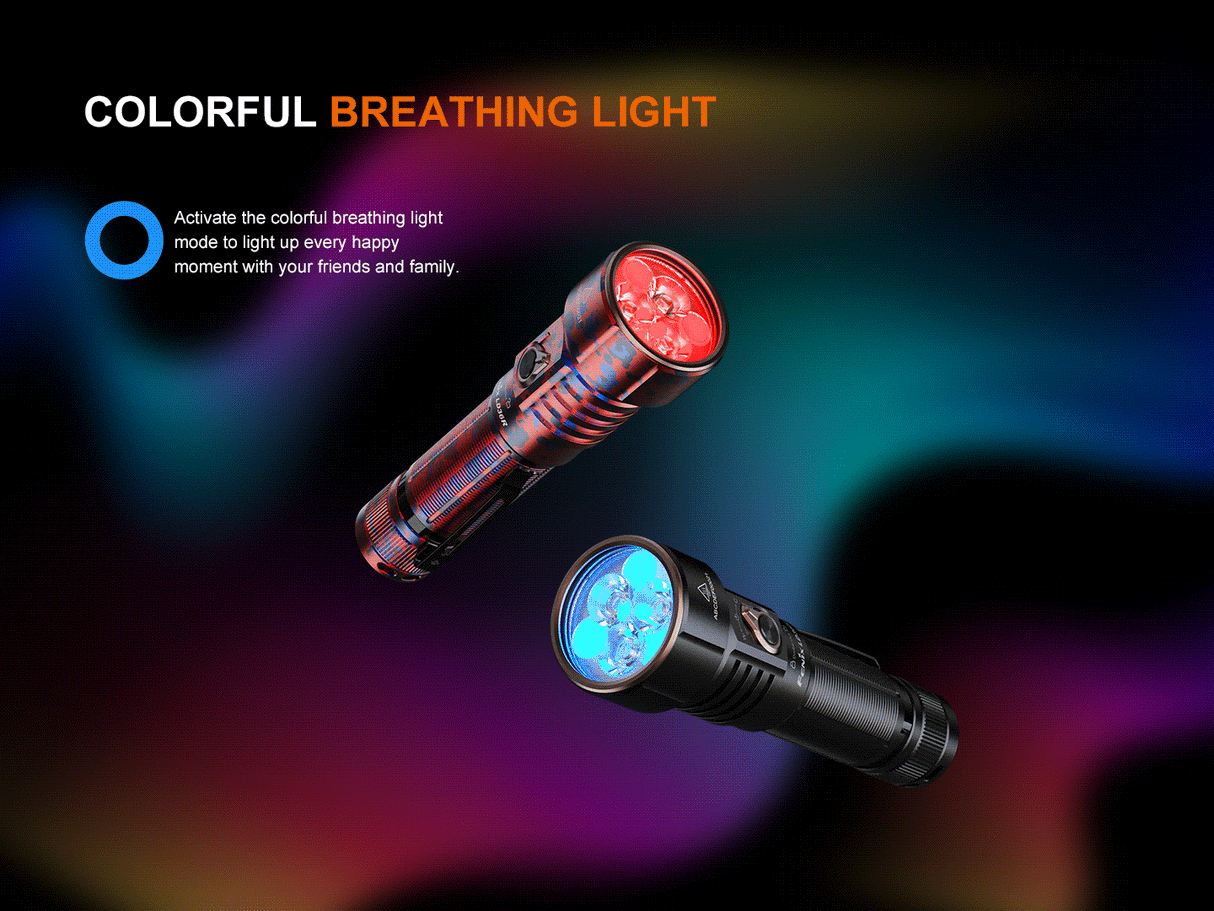 Fenix LD36R Multicolor Flashlight Powerful 3600 Lumen Output For Creators And Adventurers
