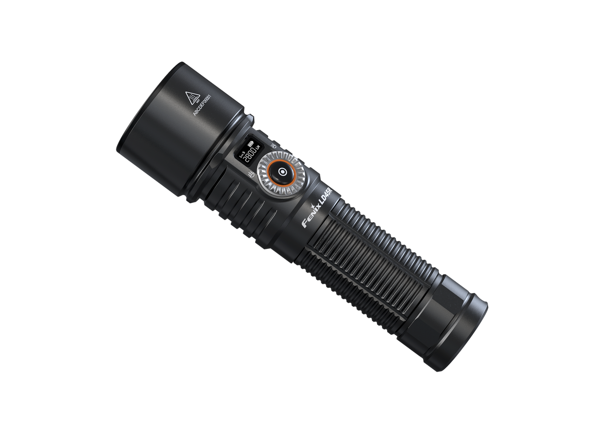 Fenix LD45R Digital Focus Rechargeable Flashlight 2800 Lumens One Hand Operation OLED Display USB C Outdoor Use