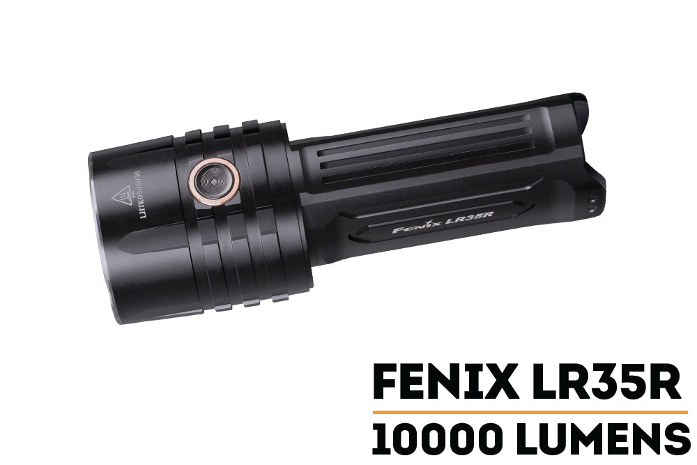 Fenix LR35R Rechargeable LED Flashlight 10000 Lumens High Power Searchlight For Outdoor Pros