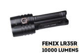 Fenix LR35R Rechargeable LED Flashlight 10000 Lumens High Power Searchlight For Outdoor Pros